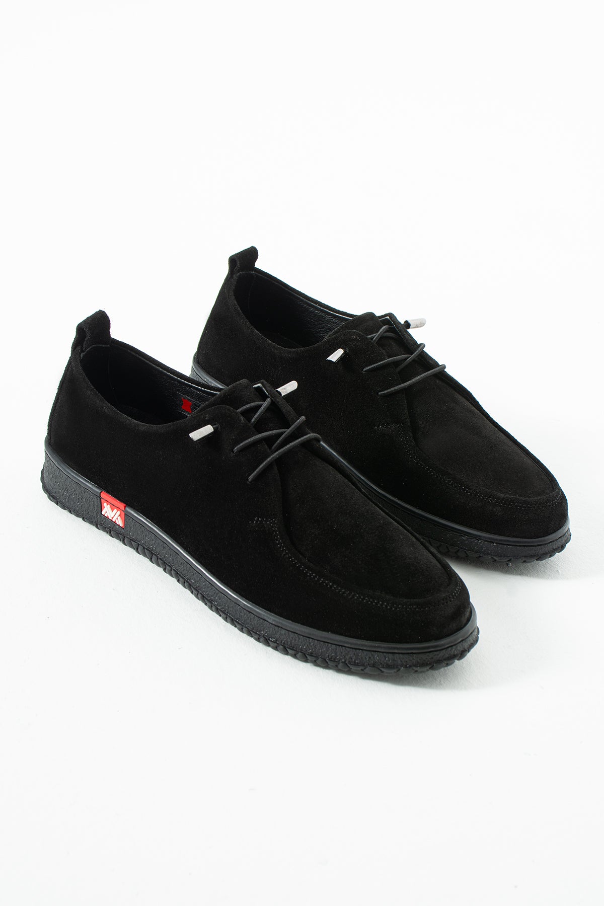 Mokka Siyah Süet Hakiki Deri Ortopedik Loafer