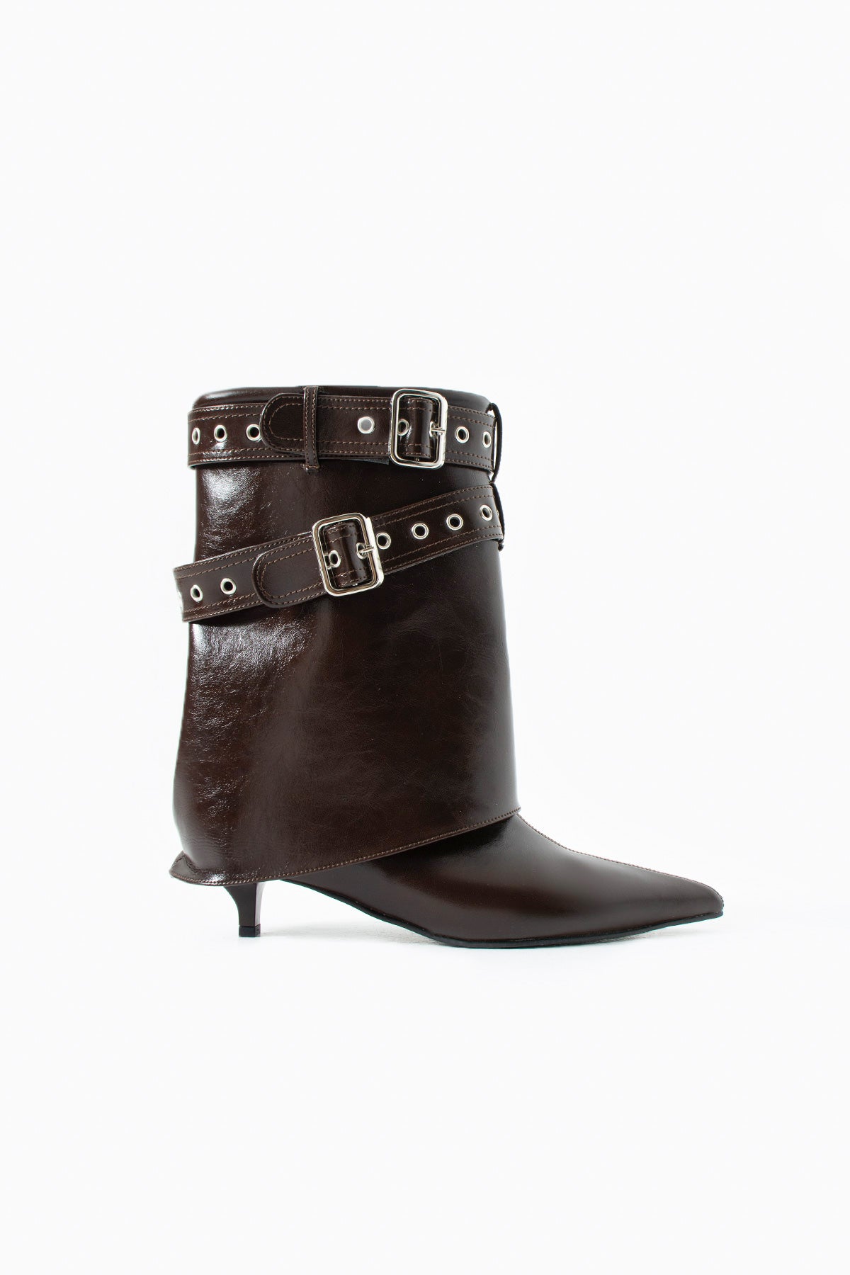 Betty Kahverengi Rustik Topuklu Bot