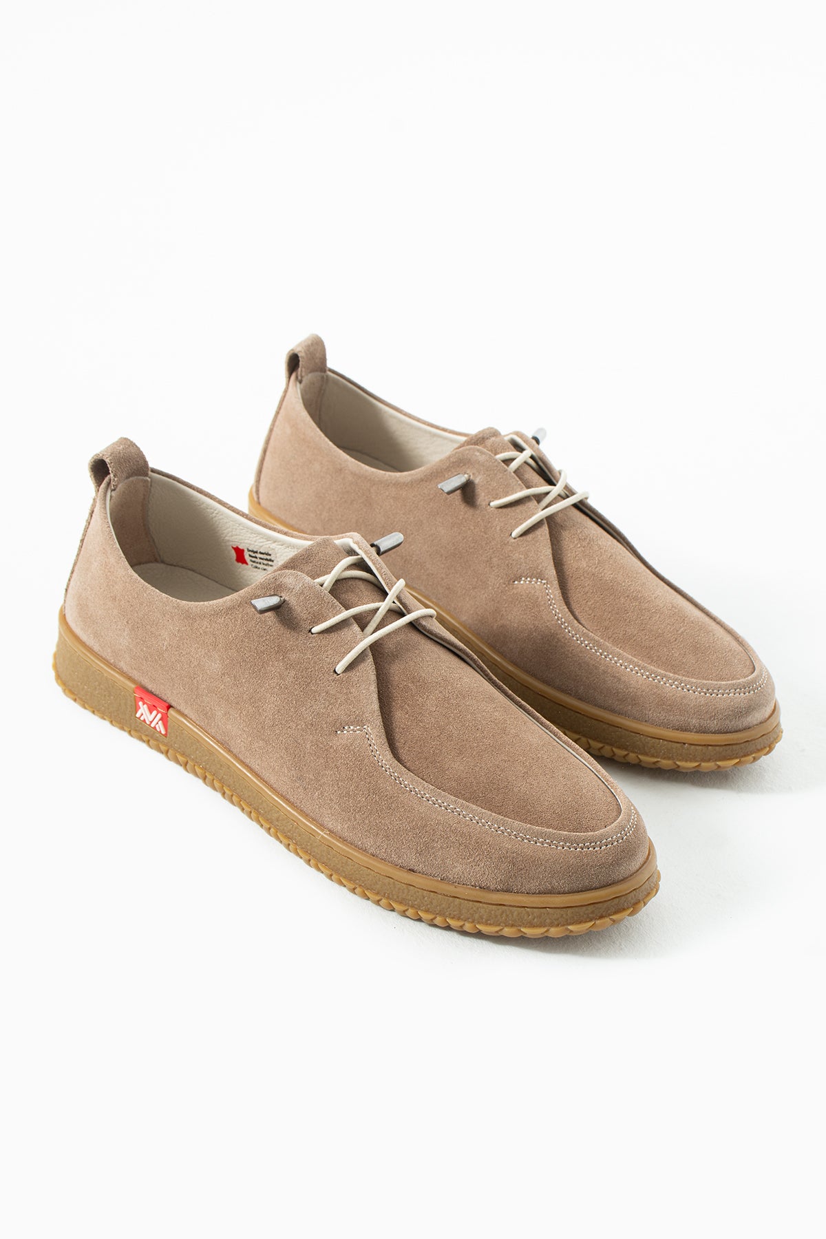 Mokka Bej Süet Hakiki Deri Ortopedik Loafer