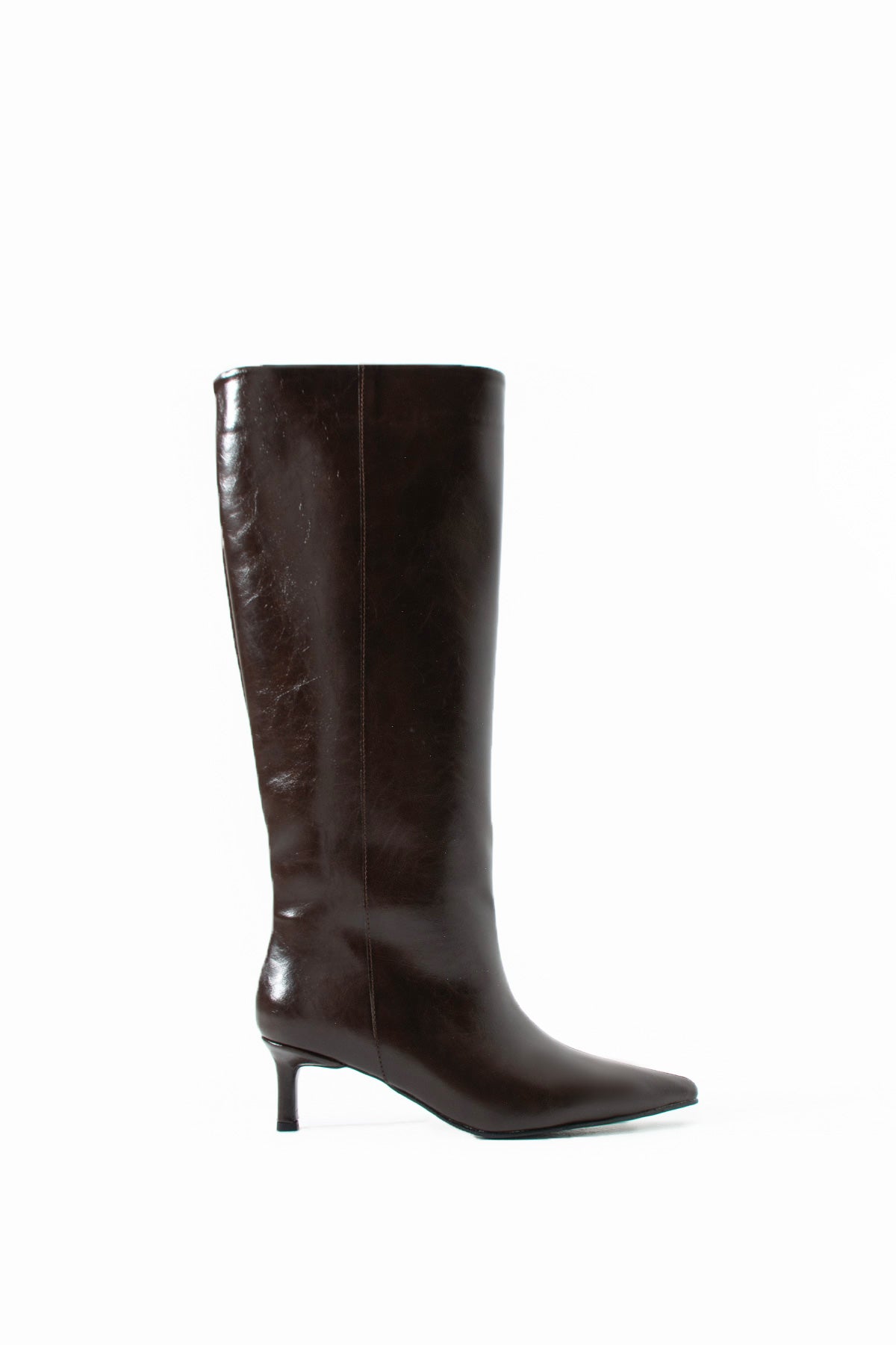 Angelina Kahverengi Rustik Topuklu Çizme