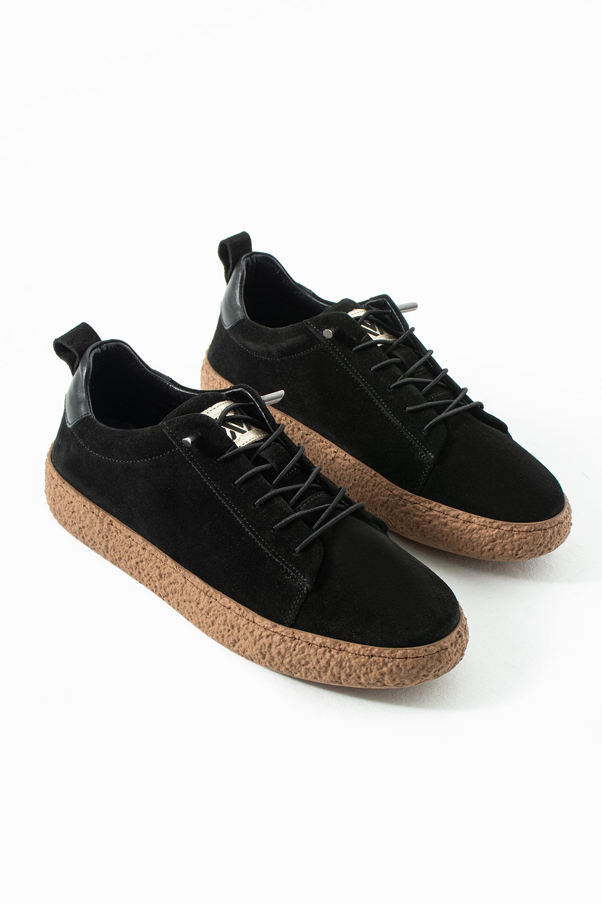 Terra Siyah Süet Hakiki Deri Spor Ayakkabı