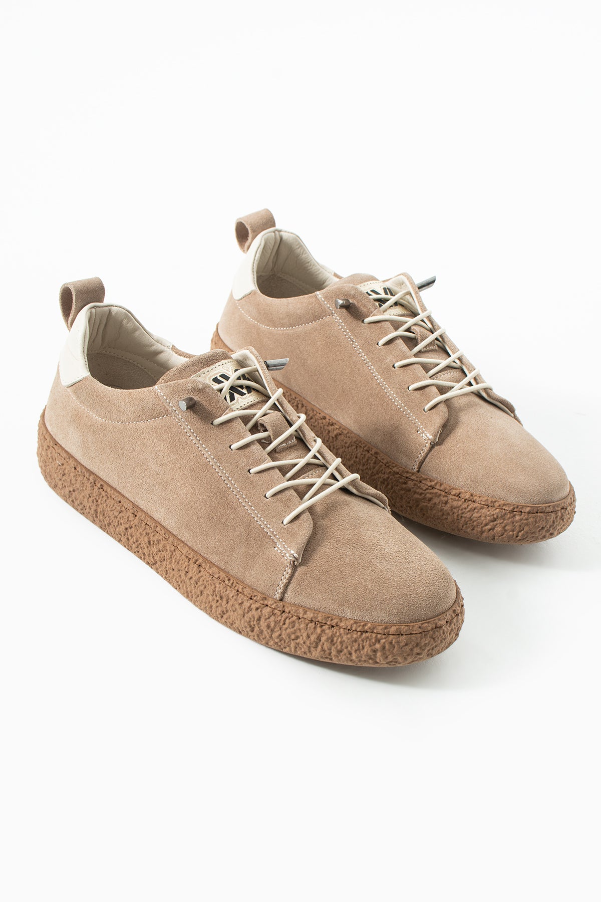 Terra Bej Süet Hakiki Deri Spor Ayakkabı