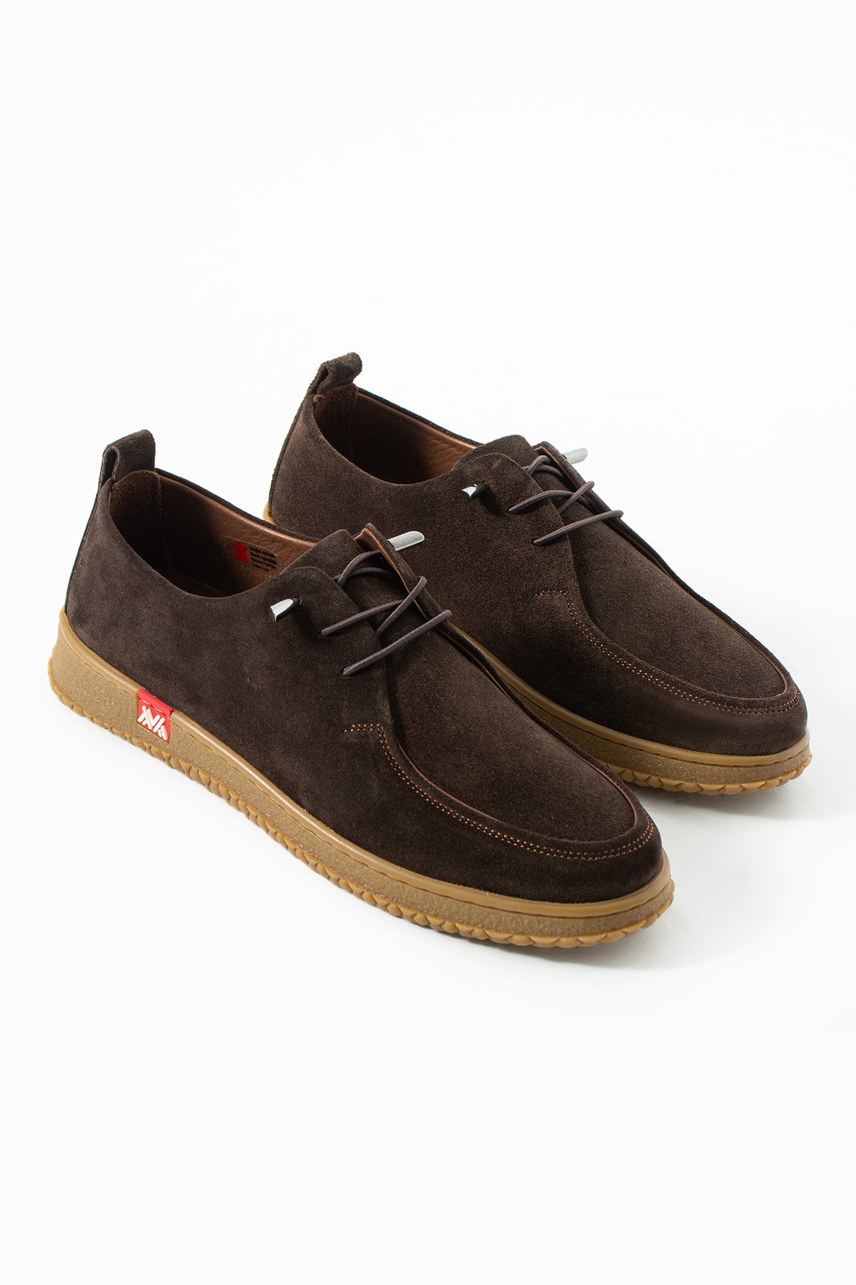 Mokka Kahverengi Süet Hakiki Deri Ortopedik Loafer