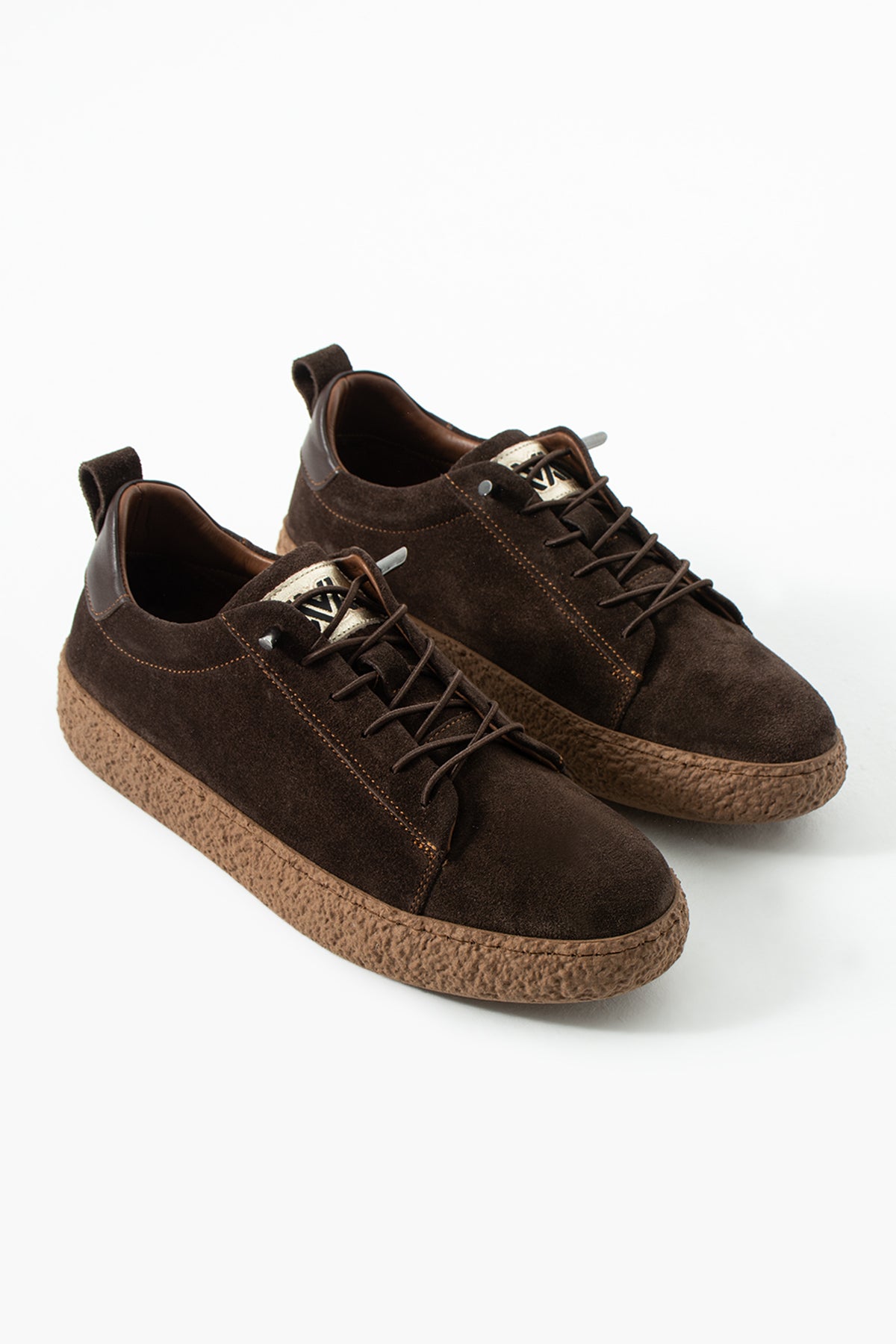 Terra Kahverengi Süet Hakiki Deri Spor Ayakkabı